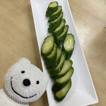 酒蔵お太幸 - きゅうり一本漬け Pickled Whole Cucumber at Sakagura Otako, Yokosuka Chuo！♪☆(*^o^*)