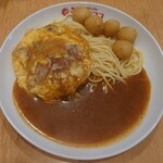 パスタデココ - ポークピカタ＋うずら卵フライ