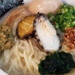 塩そば専門店 桑ばら - 生海苔と鮑の冷やし