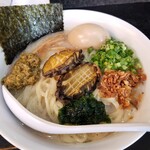塩そば専門店 桑ばら - 生海苔と鮑の冷やし