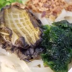 塩そば専門店 桑ばら - 生海苔と鮑の冷やし