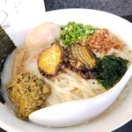 塩そば専門店 桑ばら - 生海苔と鮑の冷やし