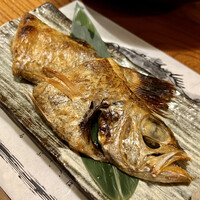 のどぐろ専門 銀座 中俣 - のど黒塩焼（半身）