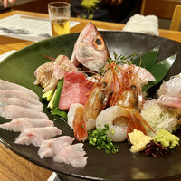 のどぐろ専門 銀座 中俣 - のど黒の姿造り＆藩造り鮮魚五点盛り