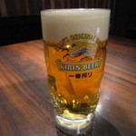 焼肉×もつ鍋 二子玉川 蔵月 - キリン一番搾り　中ジョッキ　500円
      
      
      