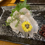 味のまる藤 - ヒラメ刺身