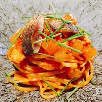 Baci - ✴︎パスタ　秋刀魚、大根、潘茄