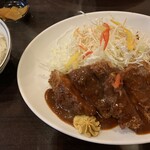 とんかつ ひろ喜 - ヒレとんかつ＆クリームコロッケ定食