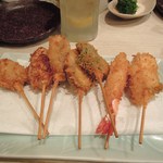 菜々海 - 串カツ盛り合わせ