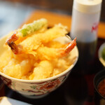 Wain To Tempura Maru Shou - 海老マウン天丼☆