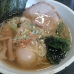 横浜家系ラーメン すずき家 - 「クリア豚骨・塩(800円)」[令和４年８月３日(水)]