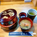 寿司処 美津本 - 海老汁付きです。
