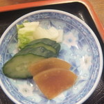 なかや蒲焼店 - 新香