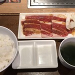 焼肉ライク - バラカルビセット※17時までライスおかわり無料（650）