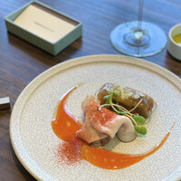 アコルドゥ - 前菜
                      『大和丸茄子のエスカリパーダ』
                      