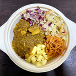 ホールスパイスカレー青藍 - お持ち帰りチキンカレー定食