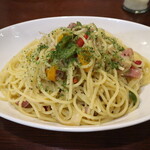 パスタの店 山猫軒 - ナポリタン白です☆　2022-0806訪問