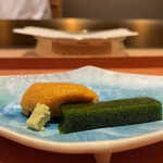 くすのき - 雲丹と海苔羊羹