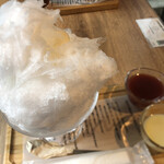 有楽町 micro FOOD&IDEA MARKET - 日光の天然氷のかき氷。