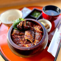 しら河 浄心本店 - 数量限定 肝入りひつまぶしと肝吸い