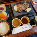 レストラン 大公 - ロース定食