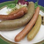うすけぼー - ソーセージの盛り合せ
