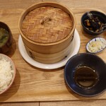 Temmaseirosakaba - 豚肉と野菜蒸し定食