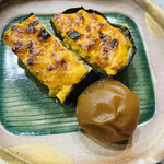 奈良 - 茄子のシギ焼き  梅煮