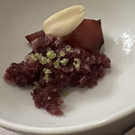 Amandier - 黒無花果のコンポートとグラニテです