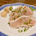 美味門横丁 - 地鶏のタタキ