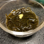 鮨よし - もずく   これ単品で頼んだ