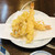 天竹 - 料理写真:第一弾の天ぷら　海老二尾、イカ、蓮根