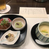 Umeno Hana - 藁焼き鰹のたたき、オクラ豆腐、卯の花煮、茶碗蒸し
