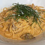 ブラッセリーナカガワ - うにカルボナーラ！