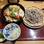 Takadaya - ごまそば＆かつ丼のセット