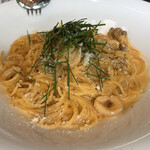 ブラッセリーナカガワ - うにカルボナーラ