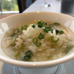 天草 天空の船 - 鮮魚と天草産あおさの雑炊