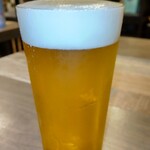 よし風 - まずは、生ビール (プレミアムモルツ？アサヒスーパードライ？) で乾杯