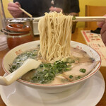 長浜ラーメン 丸羅とんこつ - 味玉ラーメン