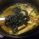 庚申 - 黒味噌黒麺８８０円
