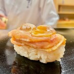 日本橋蛎殻町 すぎた - 2022.7.  赤貝のヒモ