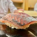 日本橋蛎殻町 すぎた - 2022.7.  鯵