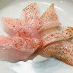 寿司 赤酢 - 網走産釣りきんき