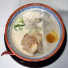 脳天飯店 - 魚介鶏白湯 上から