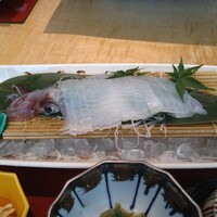 対馬のどぐろとイカ活き造り 博多 魚蔵 都ホテル店 - 