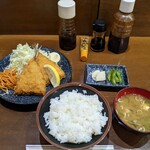 はなわ - アジフライ定食