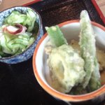 栄蔵 - 天ぷら、酢のもの