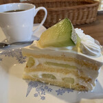 ラ・テイエ - メロンショートケーキ