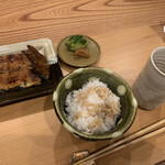 柚木元 - 浜名湖産特大天然うなぎ　蒲焼き&白ご飯