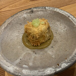 柚木元 - アカヤマドリダケのコロッケ